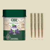 CBX - Grape Gasby- 2g Pre-Rolls - 4pk