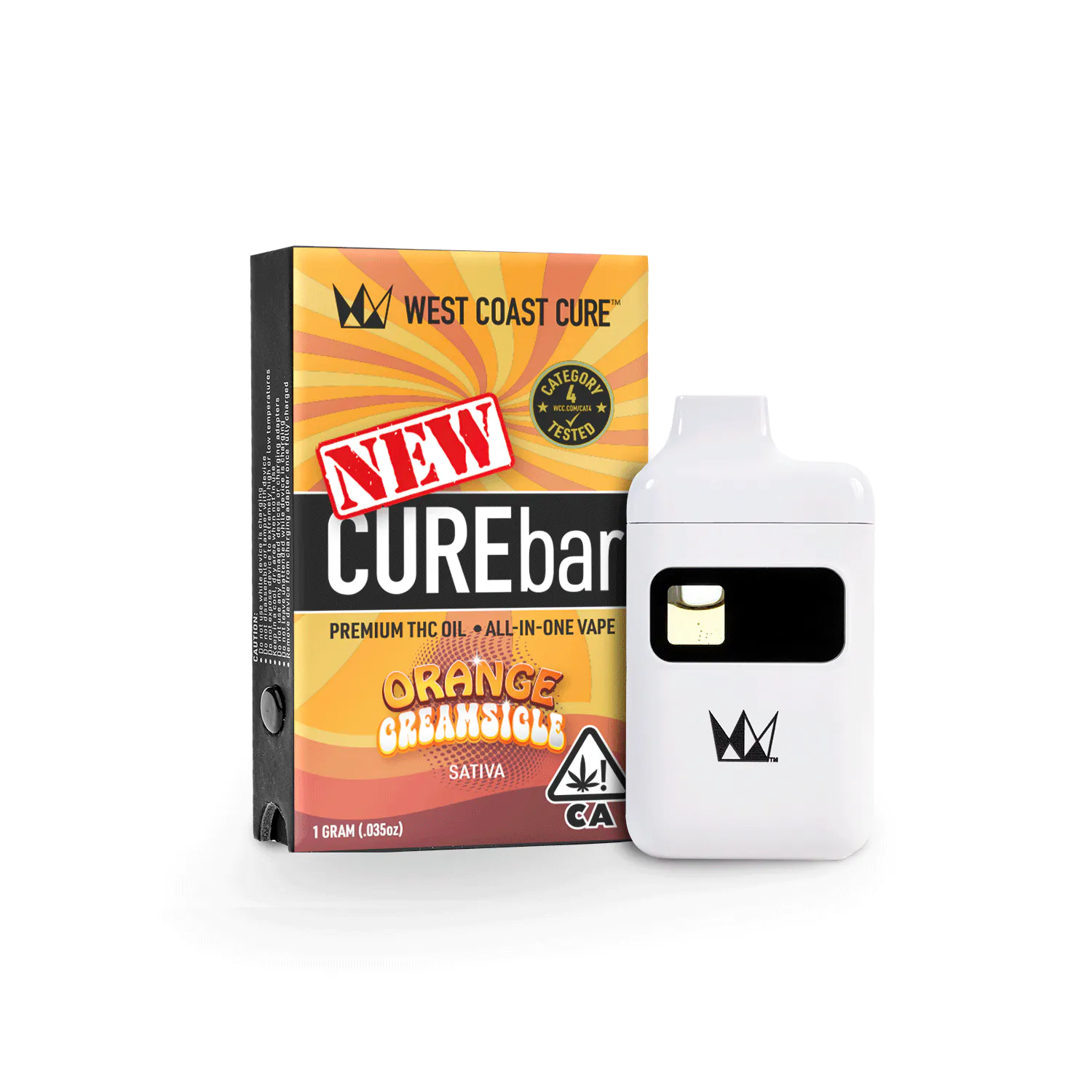 West Coast Cure - Orange Creamsicle | 1g | AIO CUREbar | West Coast Cure Main Image