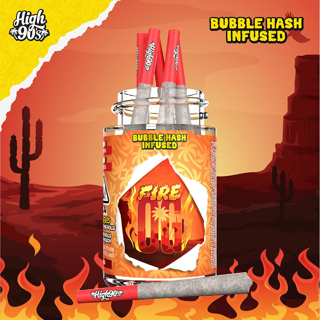 Fives Bubble Hash Infused Pre