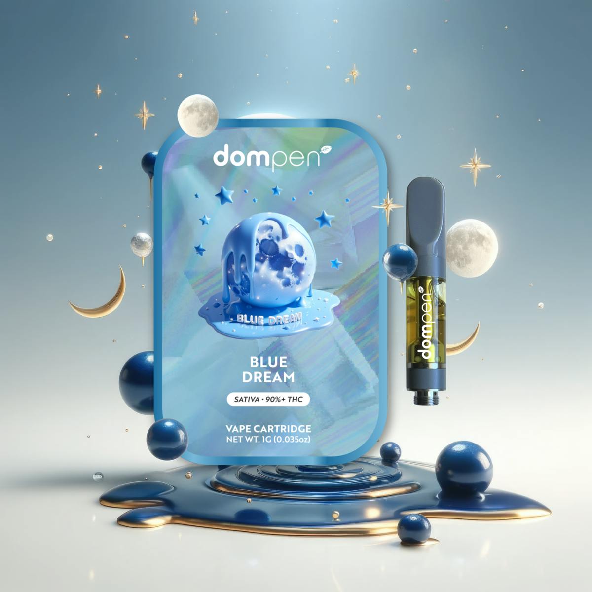 dompen™ Blue Dream (Sativa) - 1G Cartridge - dompen™ & Koa