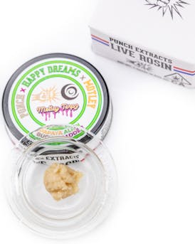 Papaya Alien Bucket Tier 4 Live Rosin Cold Cure Badder (1g)