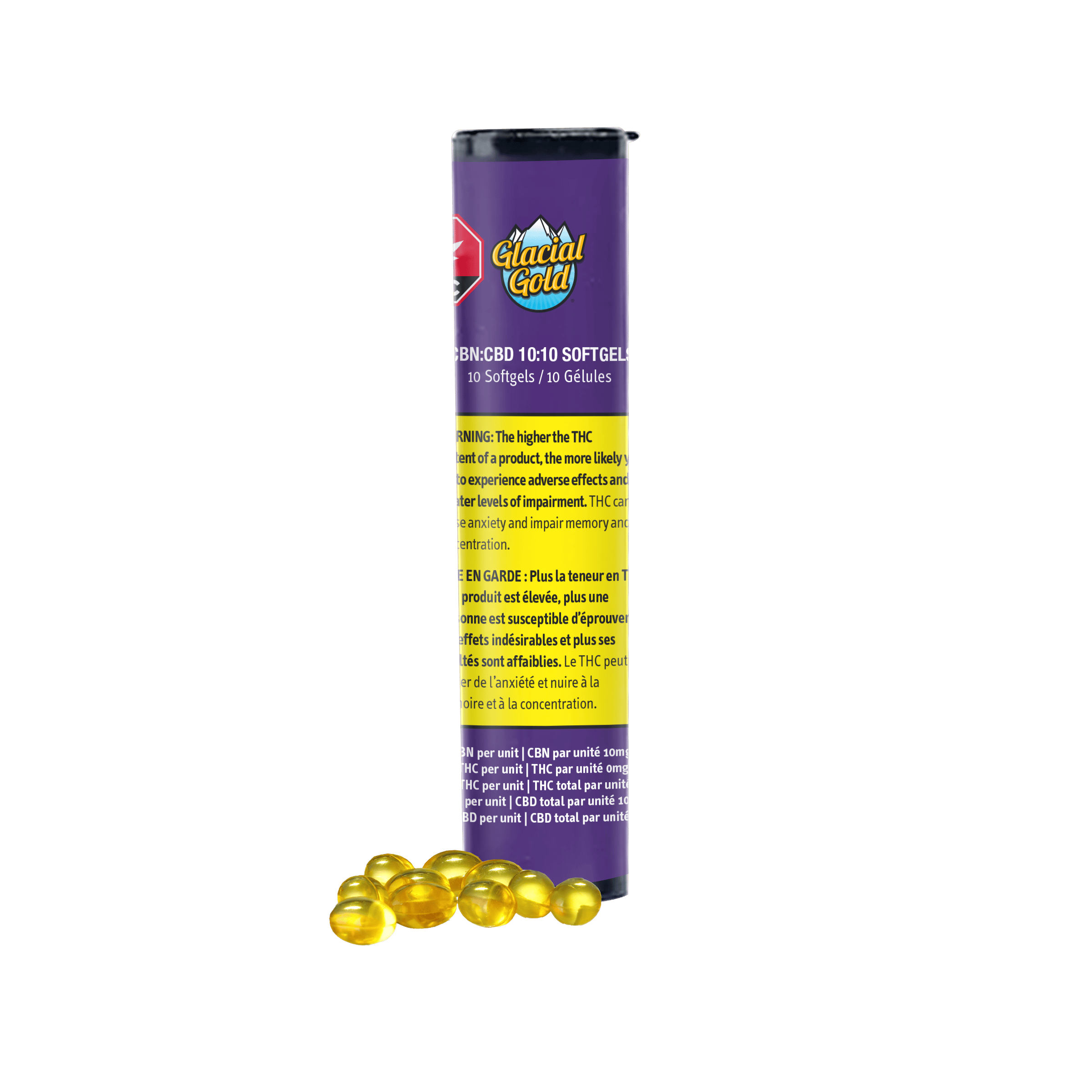 CBN:CBD 10:10 Softgels | 10-pack (100mg CBN & 100mg CBD)