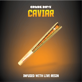 Crude Boys 1.2g Caviar - Caramel Bang Bang - Infused Pre-Roll