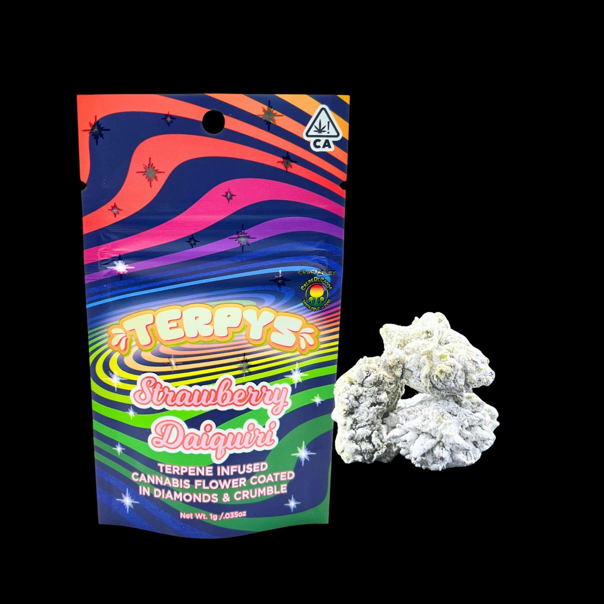 Terpys - Diamond Infused Flower - Strawberry Daiquiri - 1g - Crème