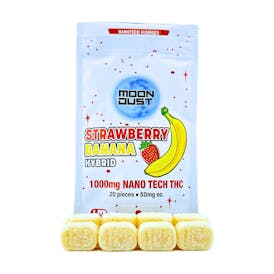 1000MG NANO THC GUMMIES - STRAWBERRY BANANA - HYBRID