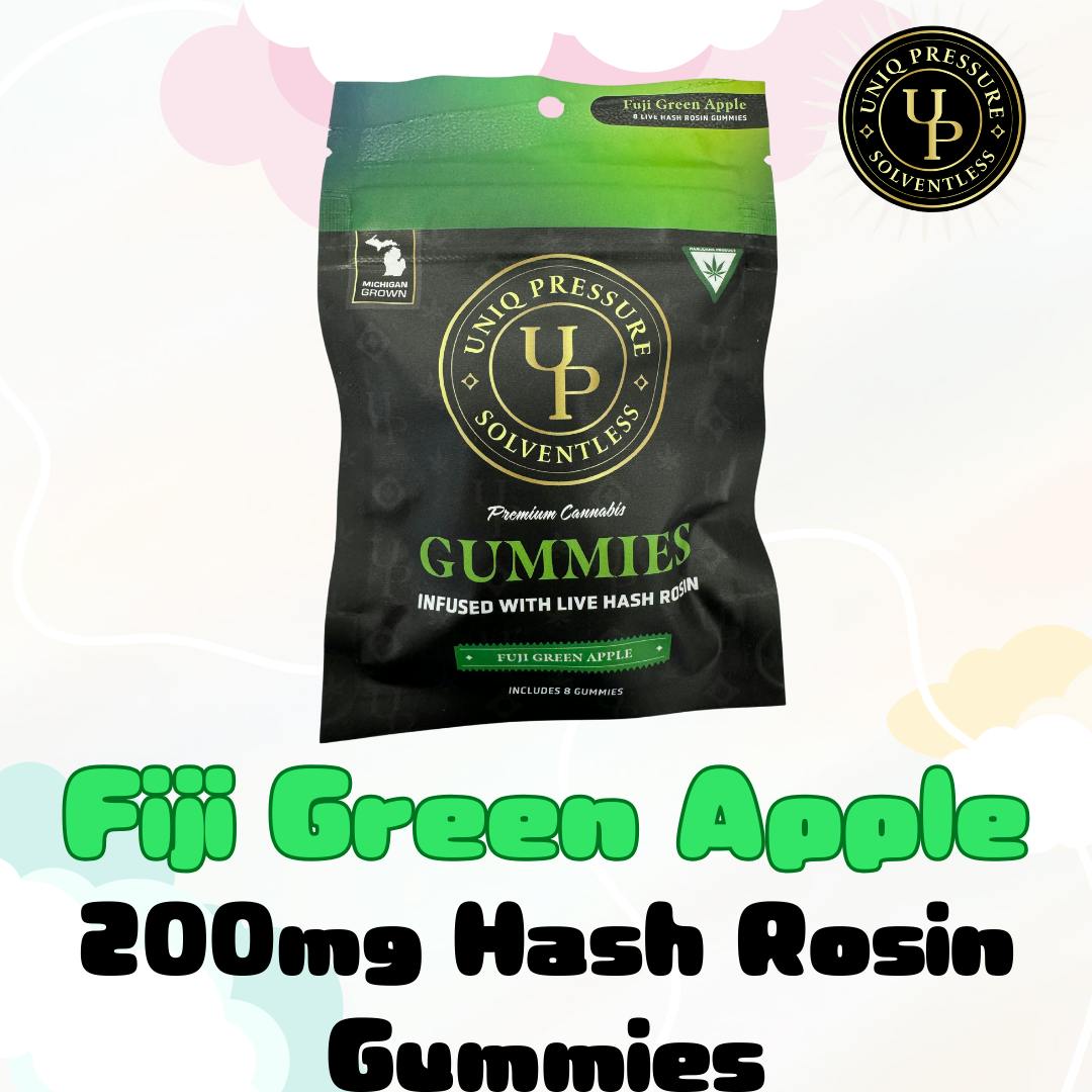 Fiji Green Apple - Hash Rosin Gummies 200mg