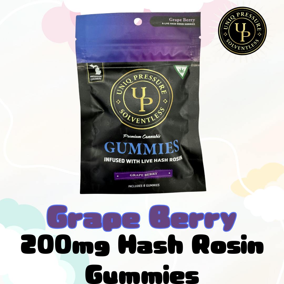 Grape Berry Hash Rosin Gummies