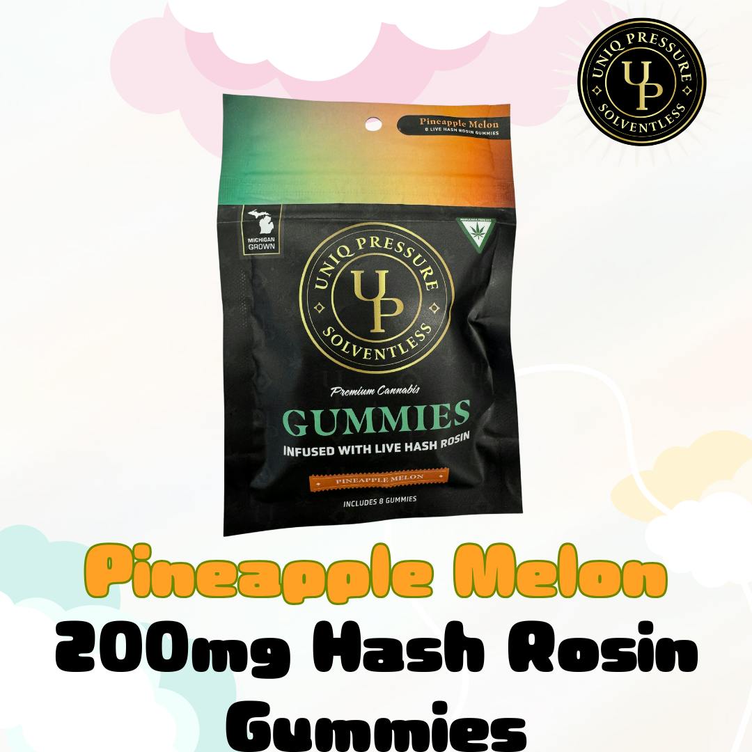 Pineapple Melon Hash Rosin Gummies