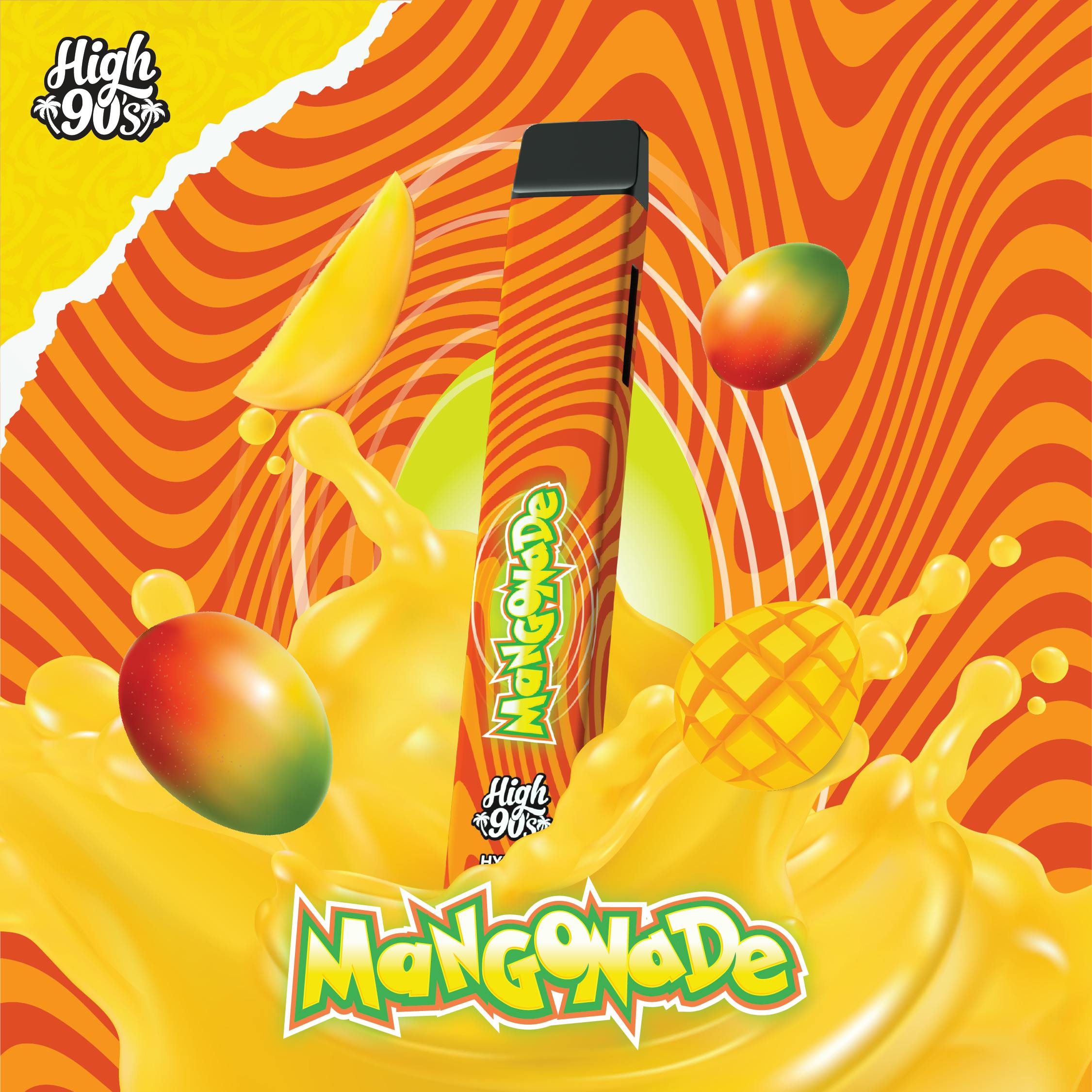 High 90s : Mangonade 1g All-In-One Vape - HIGH 90s