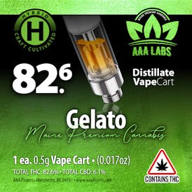 Gelato - Hybrid Distillate Vape Cart