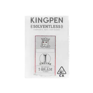 KINGPEN - Lemon Cherry Slush Indica Kingpen Solventless | 1g Vape Cartridge