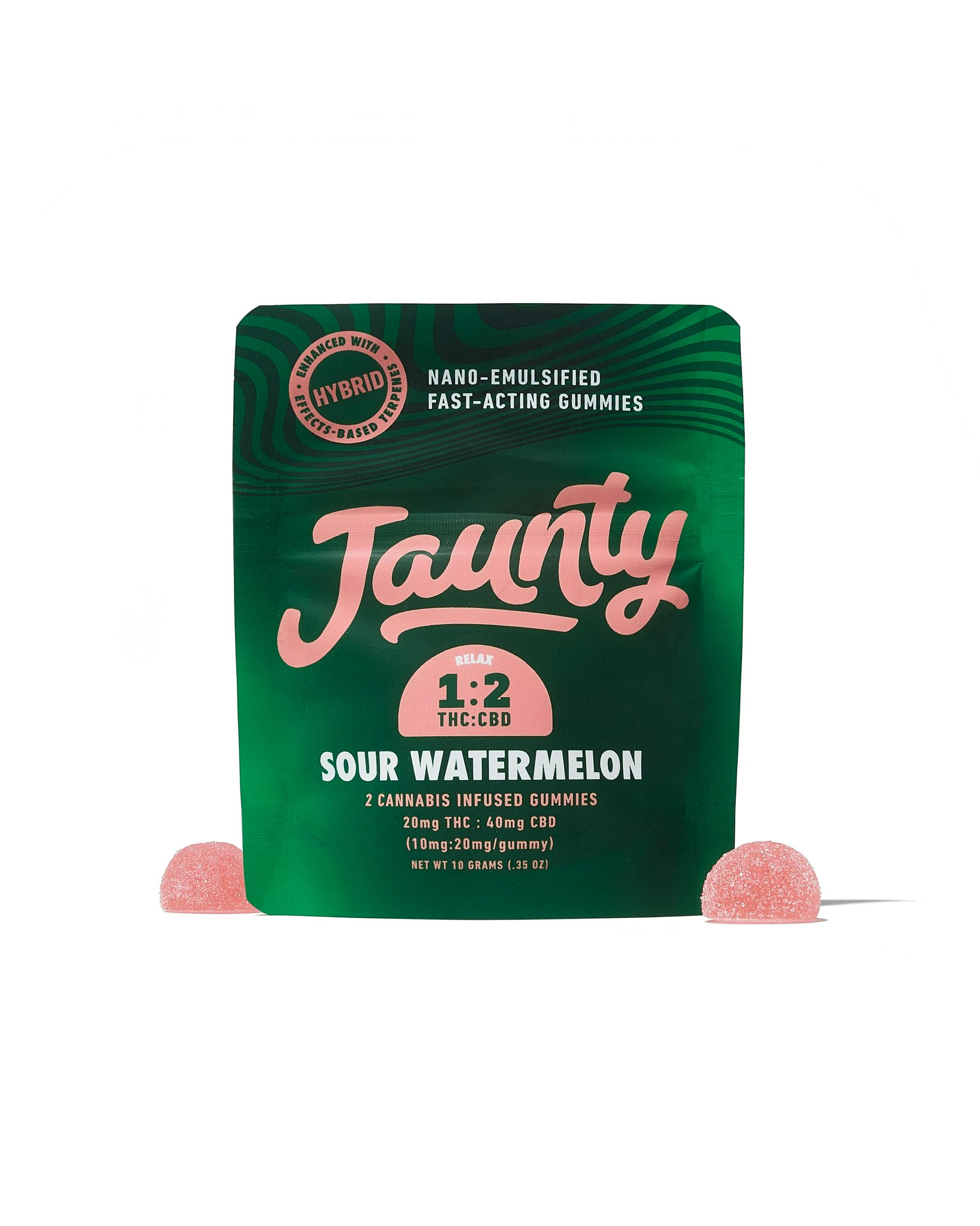 Sour Watermelon | 2:1 | CBD:THC | 20mg | 2pk