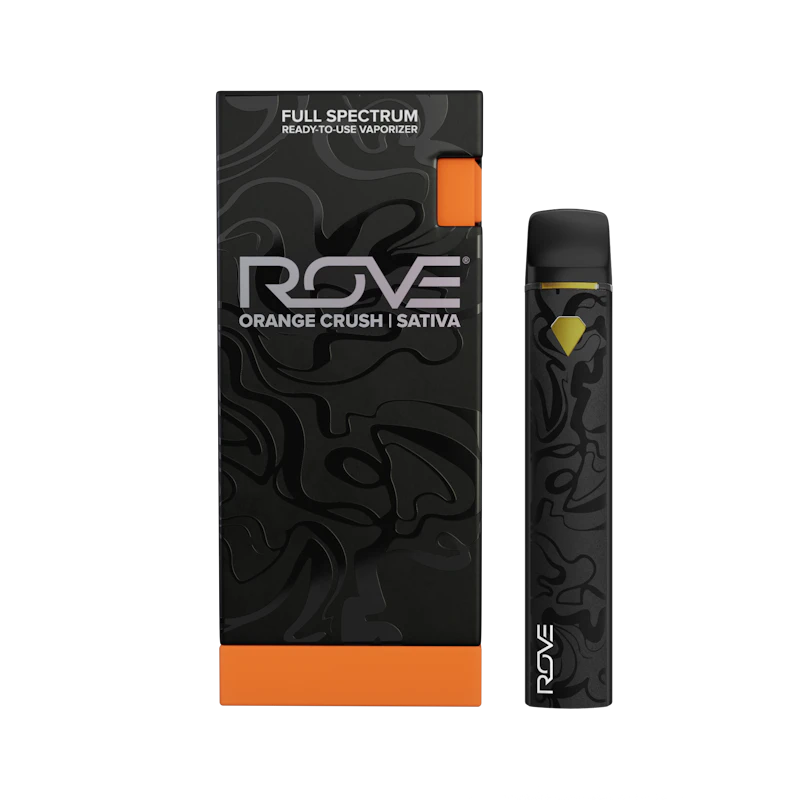 Rove Orange Crush · Melted Diamond Live Resin Vaporizer · 1.0g (Ready-To-Use), Disposables