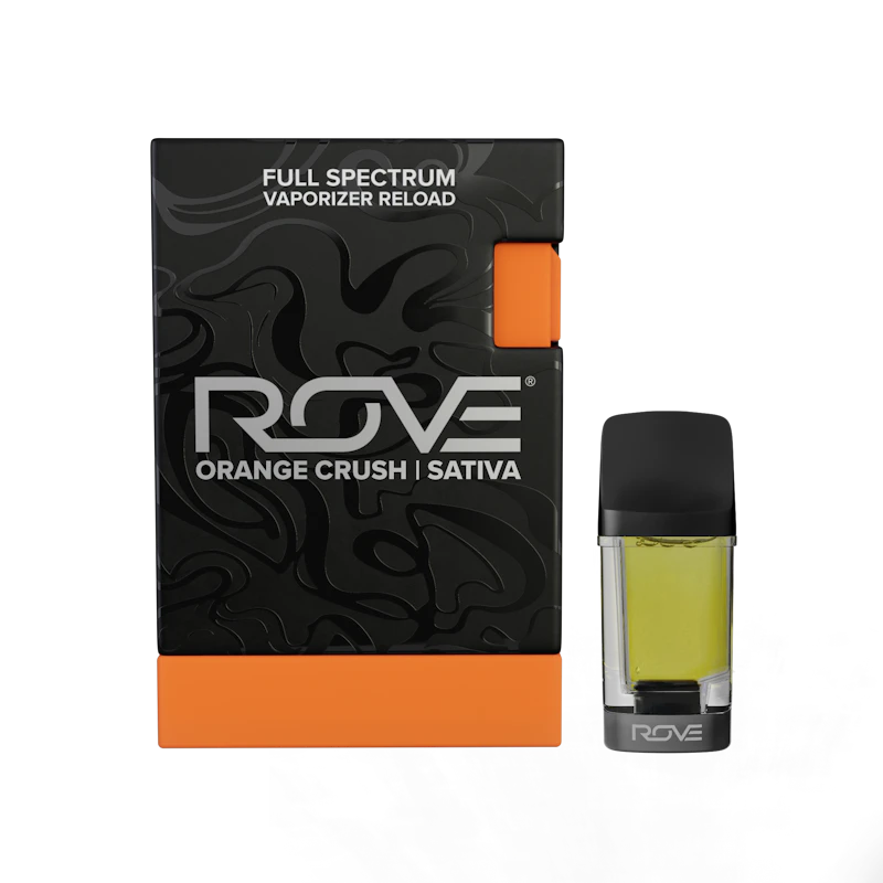 Rove Orange Crush · Melted Diamond Live Resin Vaporizer · 1.0g (Reload), Cartridges