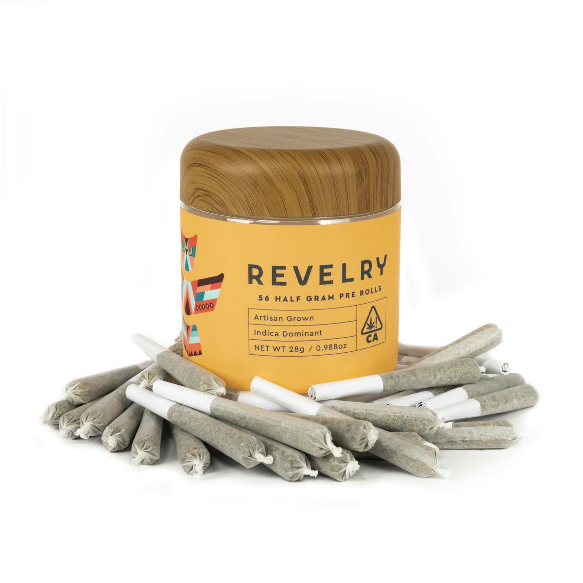 Revelry Herb Co | Papaya Cheesecake | Mini Pre-Rolls | 0.5g each | 56pk