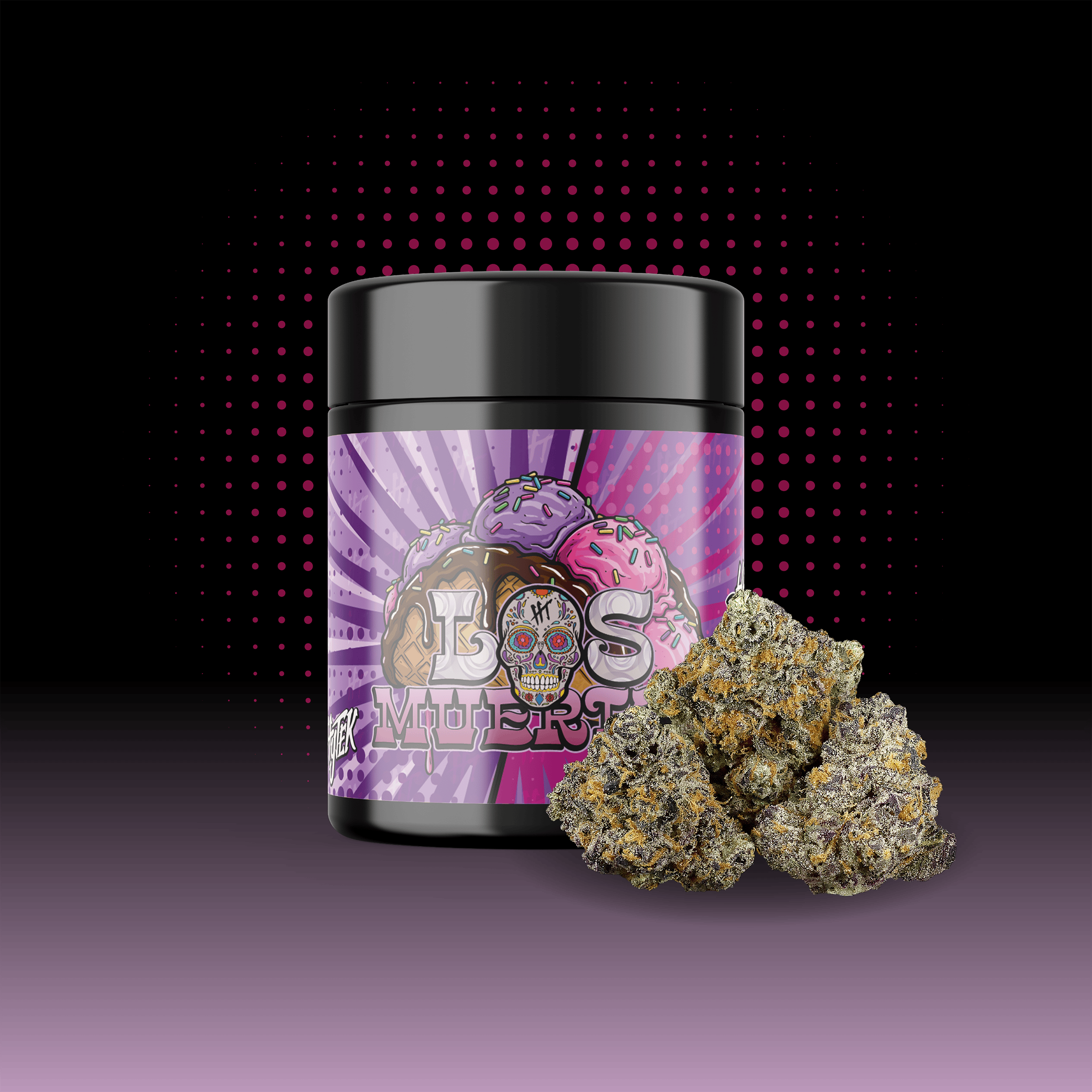HYTEK | LOS MUERTOS | PREPACKED 1/2 OZ JAR | 14g by Hytek