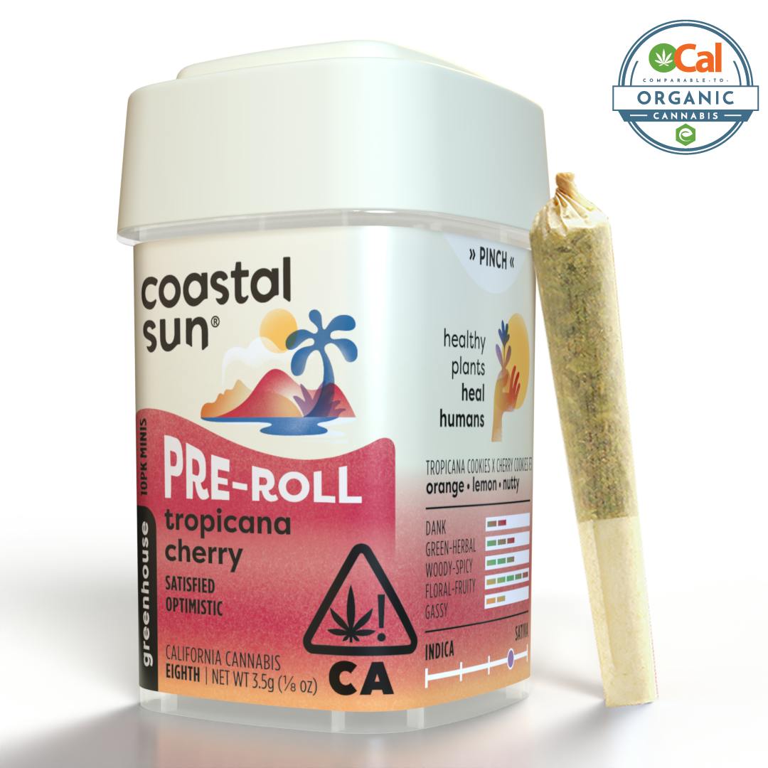 Tropicana Cherry Greenhouse 0.35g Pre-roll 10pk 3.5g
