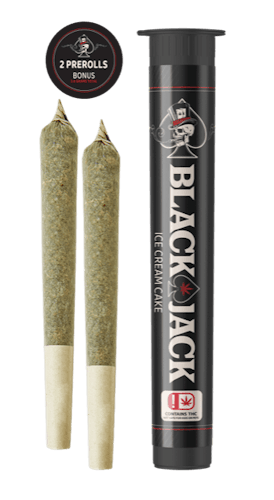 Ice Cream Cake Blackjack (2 x 1.2 gram) Flower Pre Rolls - 2.4g