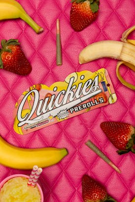 Quickies Prerolls | Infused Strawberry Banana Smoothie 1g