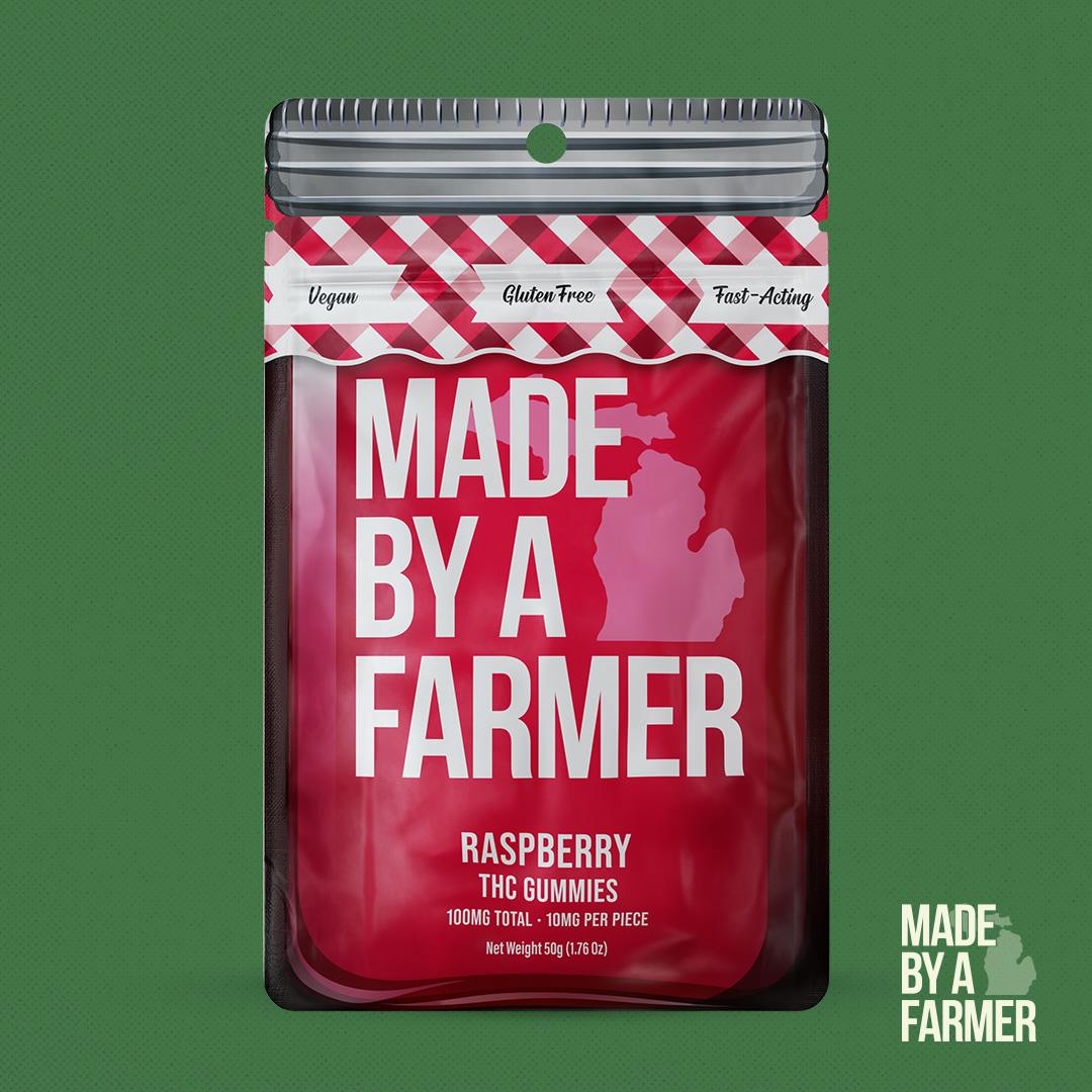 MBAF | 100MG Full Spec Nano Gummy | Raspberry - Made By A Farmer