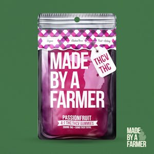 MADE BY A FARMER - Passionfruit Gummies - 200mg THC + 50mg THCV (4:1) 10pcs x 20mg made by a Farmer