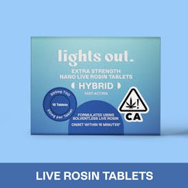 Extra Strength (Hybrid) Rosin Tablets 300mg