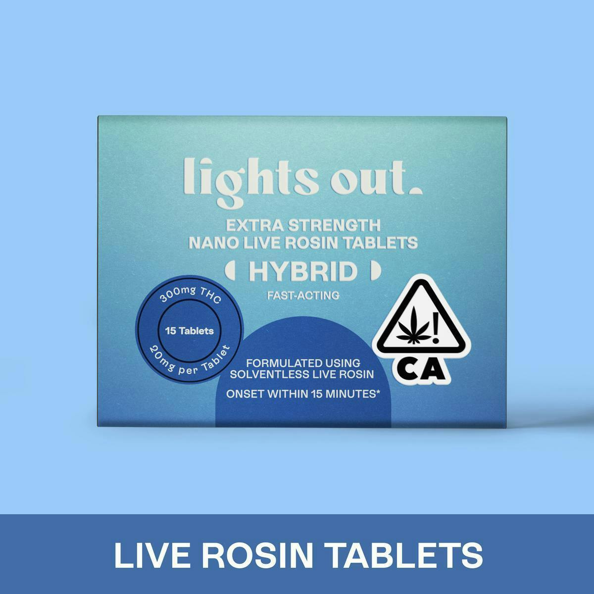 Extra Strength (Hybrid) Rosin Tablets 300mg