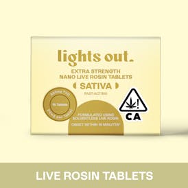 Extra Strength (Sativa) Rosin Tablets 300mg