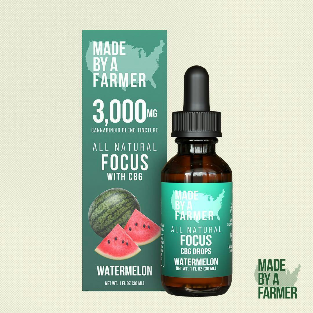 MBAF | Focus 3,000mg CBG Tincture | Watermelon at Hydrobudz