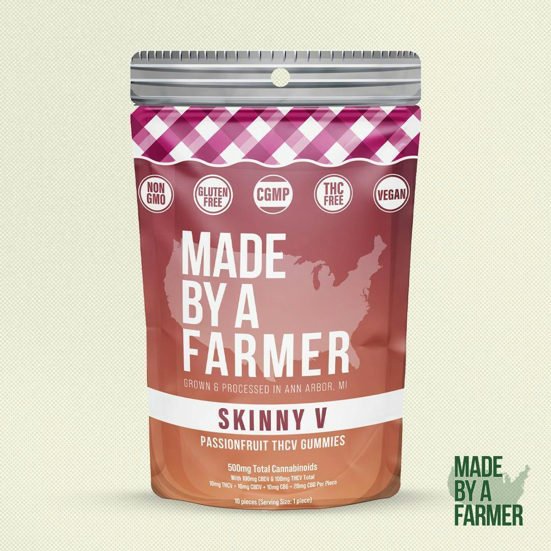 MBAF | SKINNY V 500mg THCV Gummy | Passionfruit by Made By A Farmer