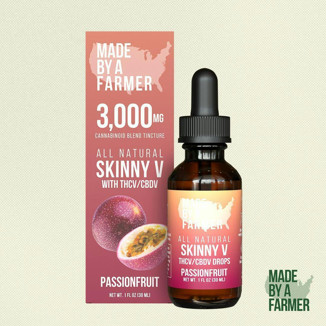 Skinny Thcv/cbdv Passionfruit Tincture 3,000mg