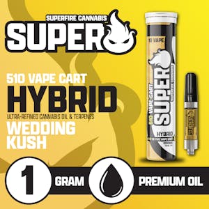 Superfire Cannabis - Superfire | Wedding Kush | 1G Cartridge