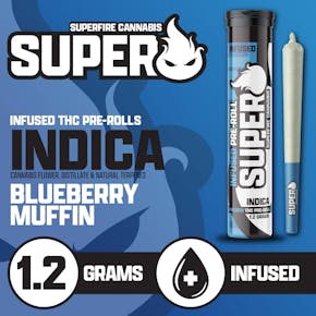 Superfire | Infused Preroll - Blueberry Muffin | 1.2g