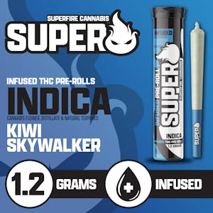 Superfire Cannabis - Superfire | Kiwi Skywalker | 1.2G Infused Preroll