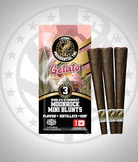 Presidential THC Pee-Wee Moon Rock Mini Blunts - Gelato (2.1g)