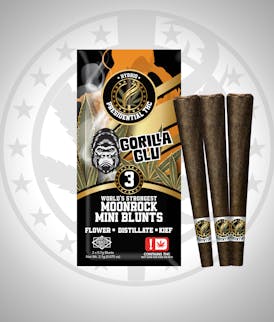 Presidential THC Pee-Wee Moon Rock Mini Blunts - Gorilla Glu (2.1g)