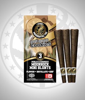 Presidential THC Pee-Wee Moon Rock Mini Blunts - Gurl Scout Cookies (2.1g)