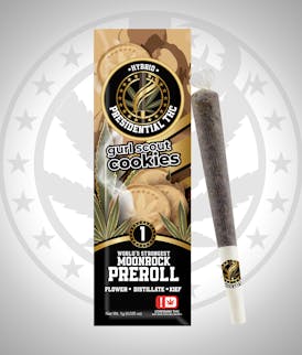 Presidential THC Moon Rock Preroll - Gurl Scout Cookies (1g)
