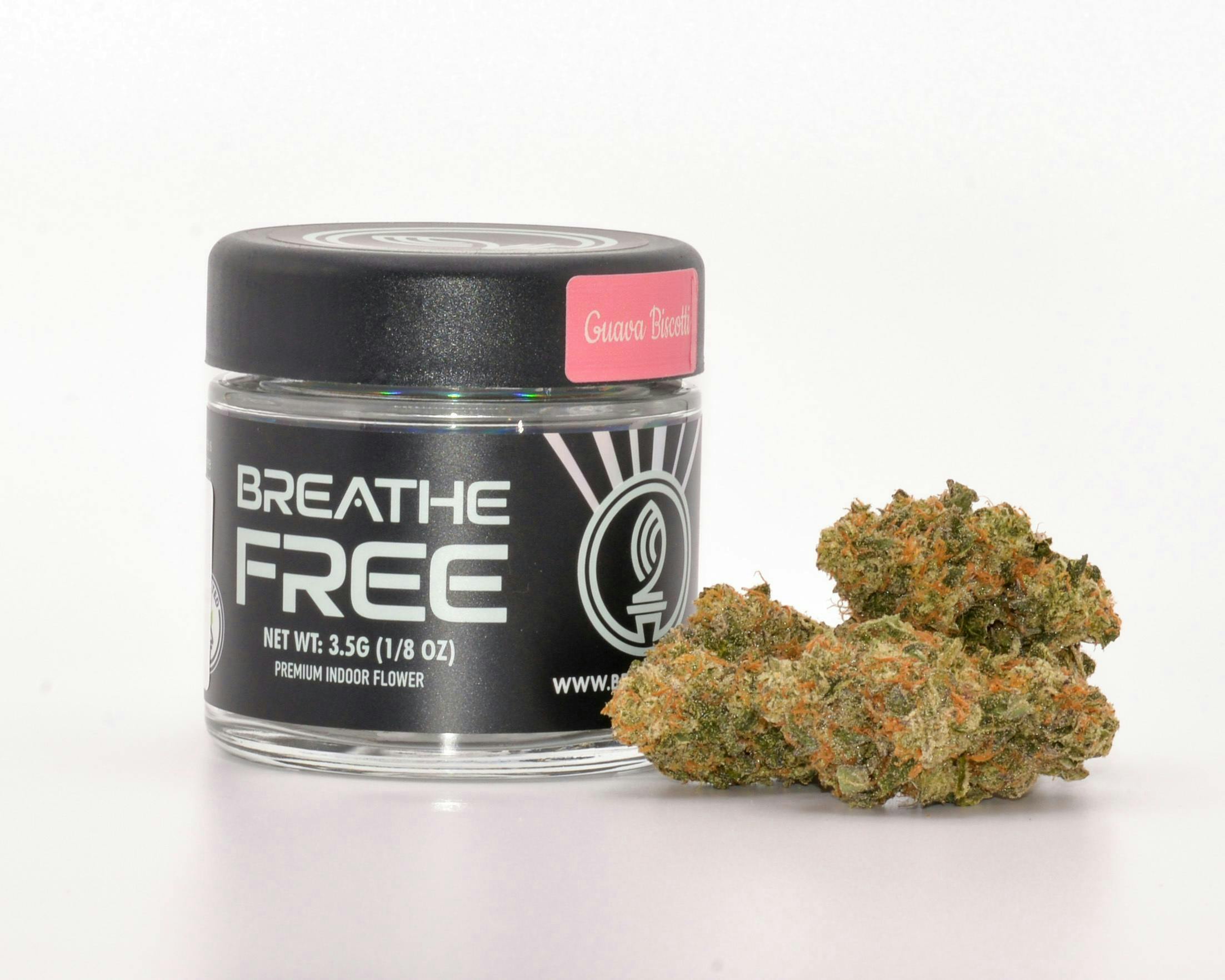 Guava Biscotti | Big Buds | 3.5g by Breathe Free