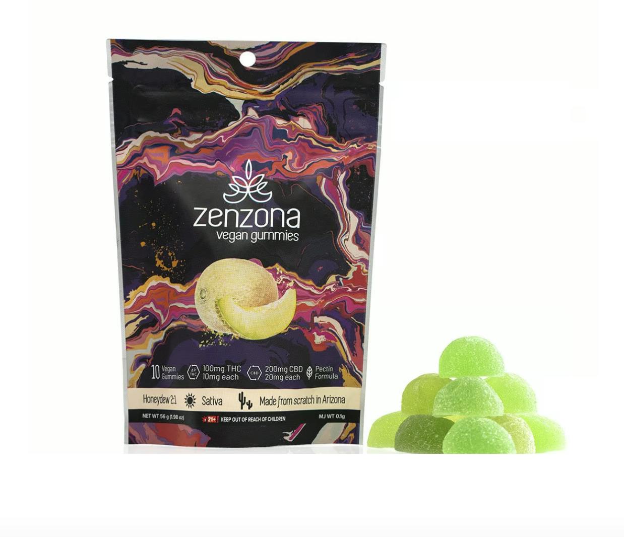 2:1 Honeydew (200mg CBD/100mg THC)