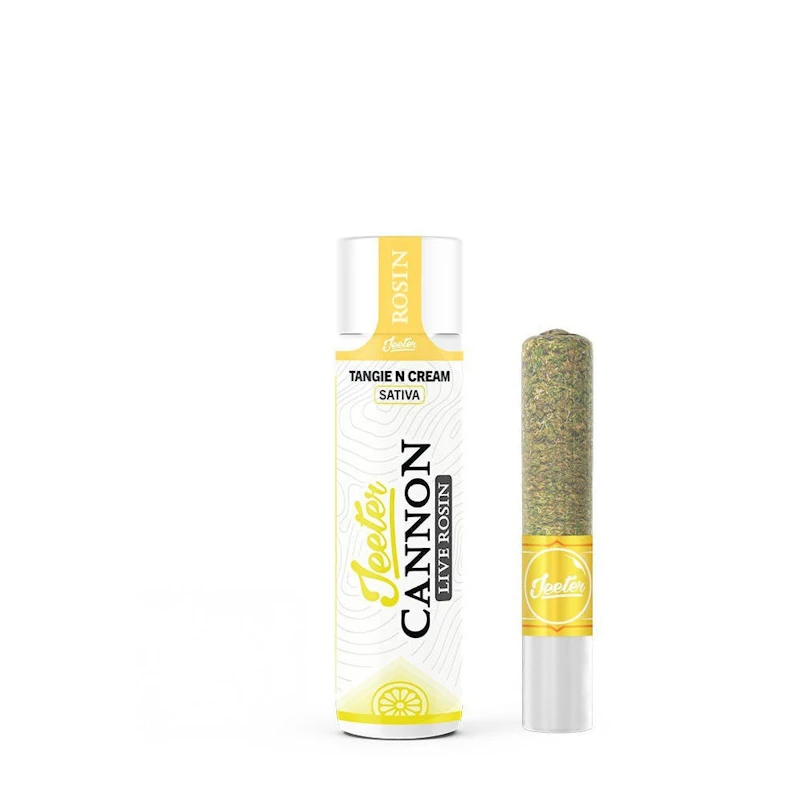 Jeeter Tangie N Cream · Live Rosin Cannon · Infused Joint · 1.3g, Infused Pre-Rolls