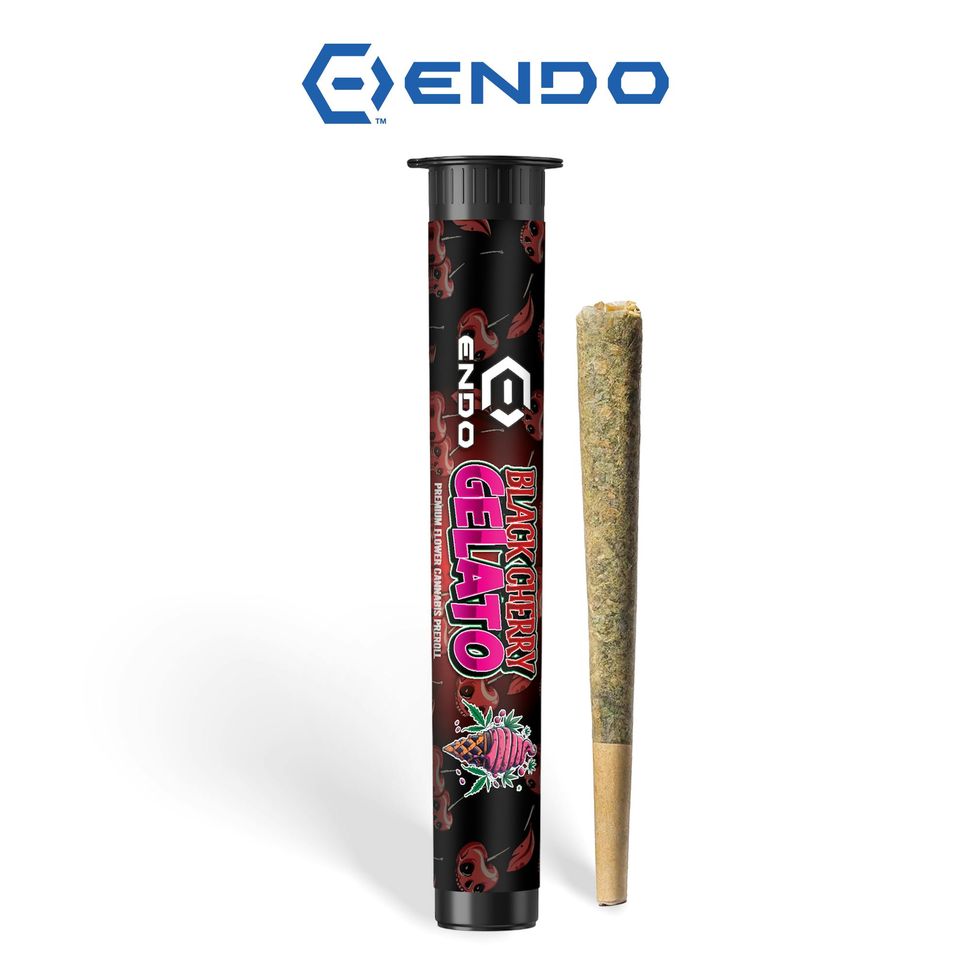 ENDO BLACK CHERRY GELATO 1G PRE-ROLL by Endo