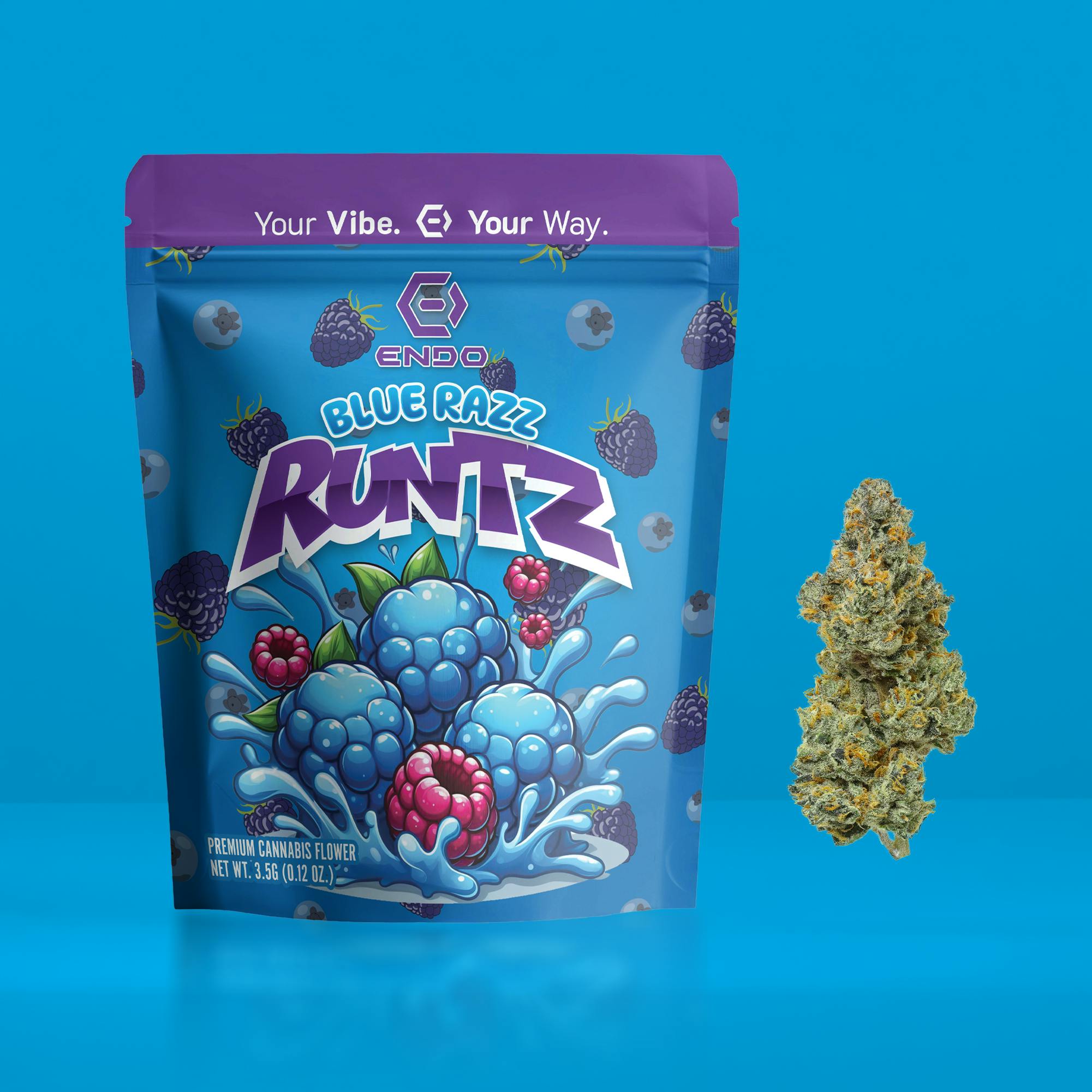 ENDO BLUE RAZZ RUNTZ 3.5G