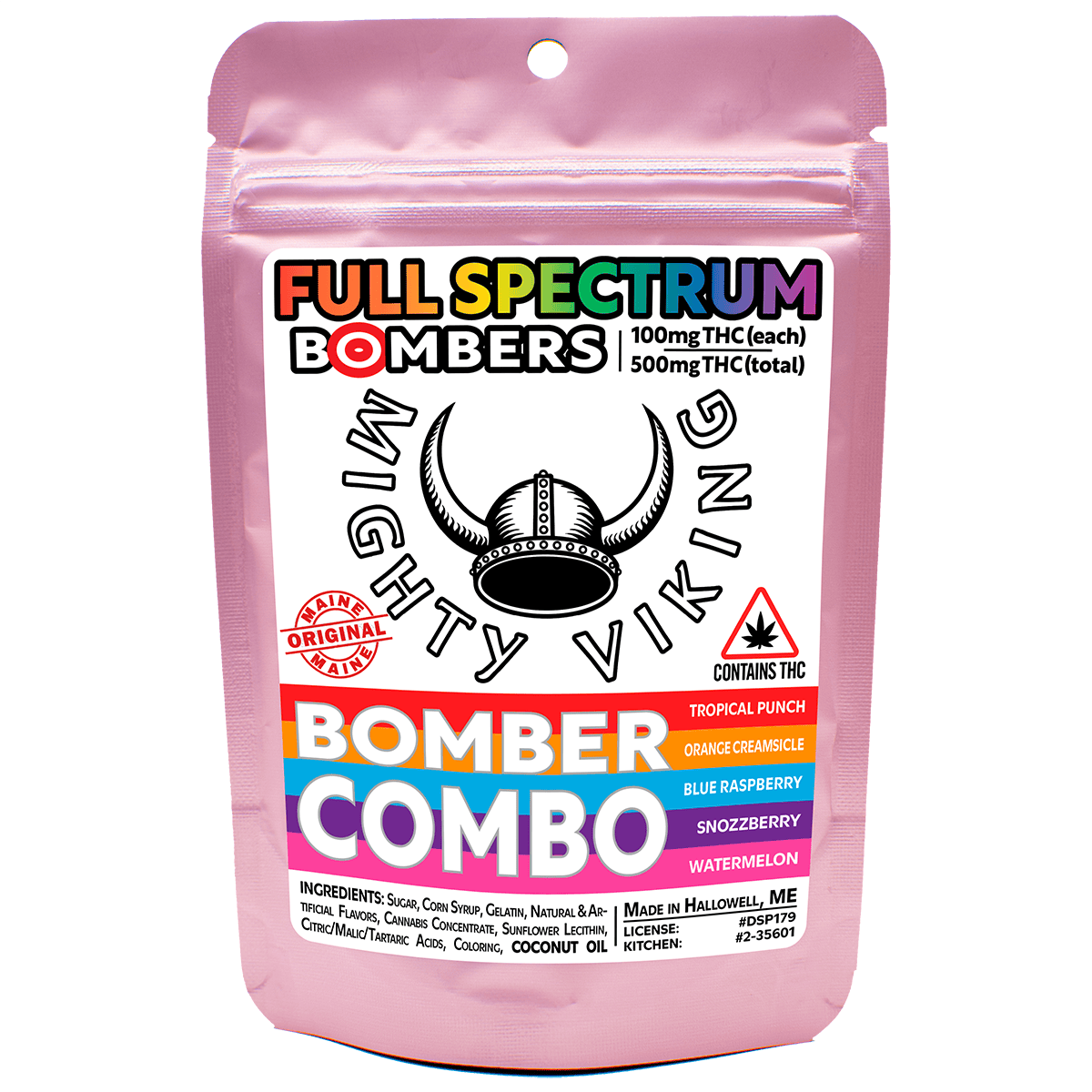 Mighty Viking 100mg FULL SPECTRUM Bomber Combo by Mighty Viking
