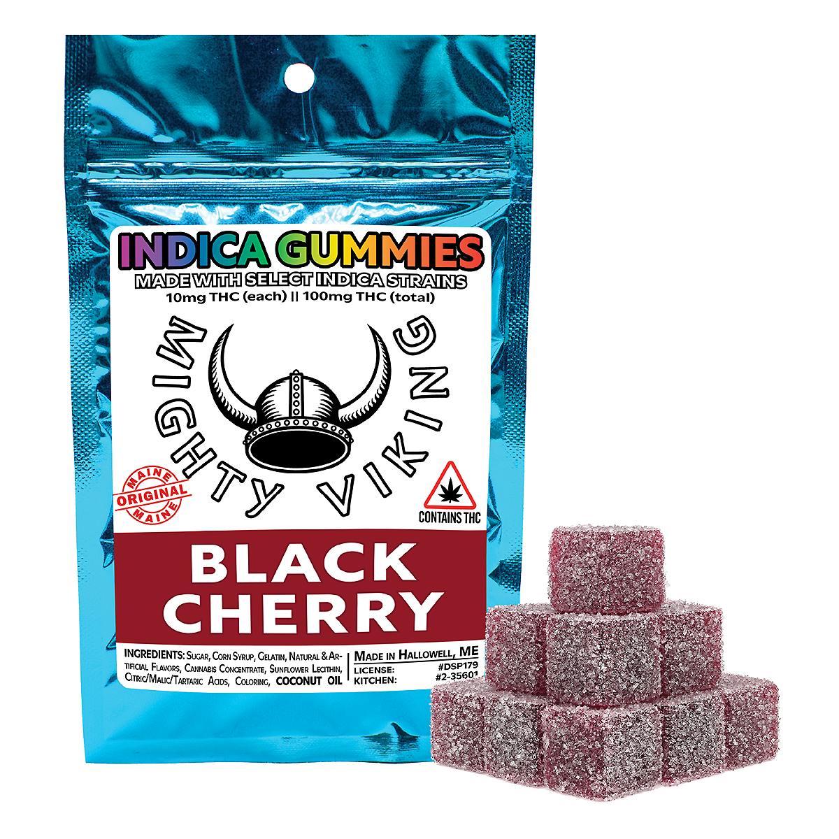Mighty Viking 10mg INDICA Gummies - Black Cherry by Mighty Viking