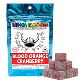 Mighty Viking 10mg INDICA Gummies - Blood Orange Cranberry