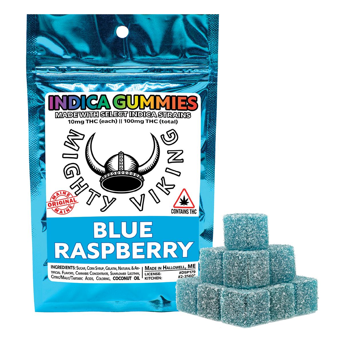 Mighty Viking 10mg INDICA Gummies - Blue Raspberry by Mighty Viking