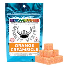 Mighty Viking 10mg INDICA Gummies - Orange Creamsicle