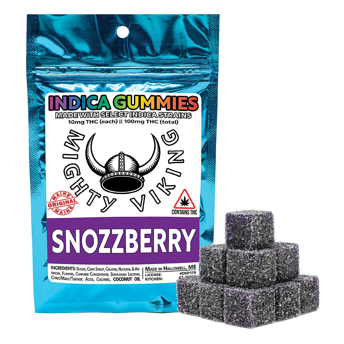 Mighty Viking 10mg INDICA Gummies - Snozzberry by Mighty Viking