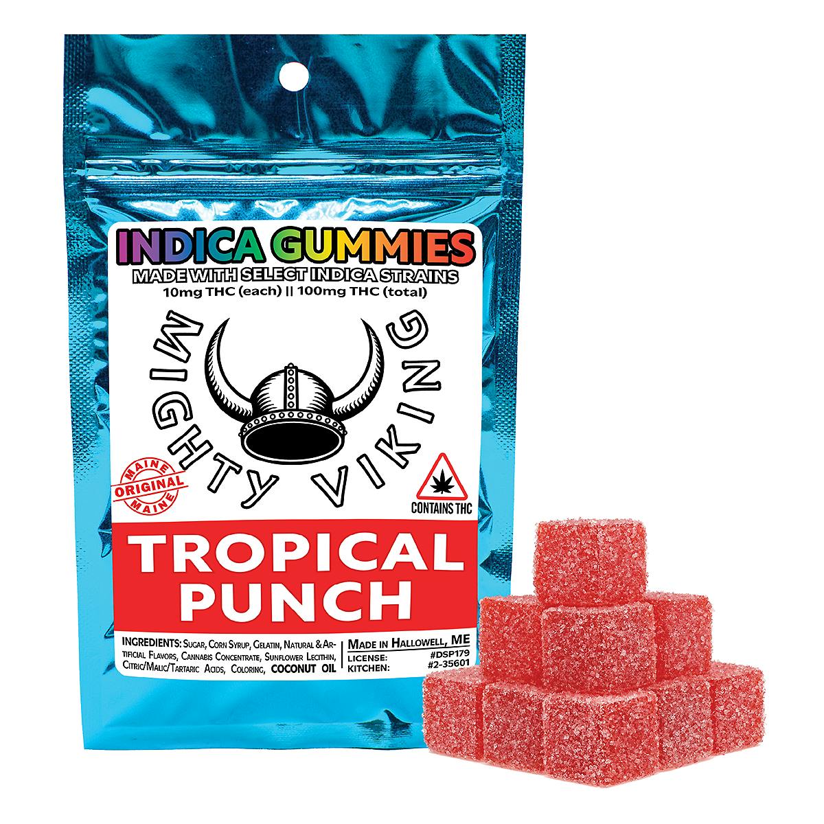 Mighty Viking 10mg INDICA Gummies - Tropical Punch by Mighty Viking
